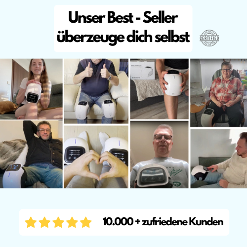 KneeRelax Pro – Tragbarer elektrischer Knie Massager