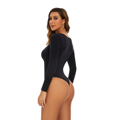 Long Sleeve Thong Shapewear
