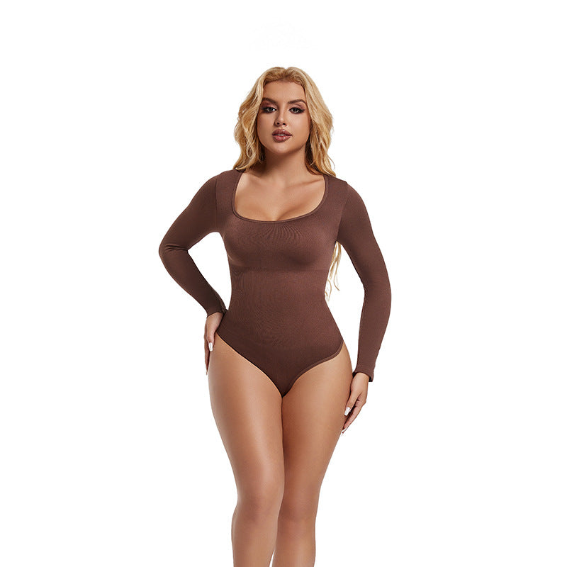 Long Sleeve Thong Shapewear
